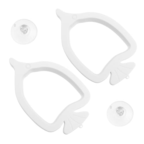 Happyyami 2St Fischfütterungskreis Aquarium-Fütterungsbecher Futterring für Aquarien Fischfutterring Fischfutterautomat Betta-Aquarium praktischer Futterautomat beweglicher Futterring PVC von Happyyami
