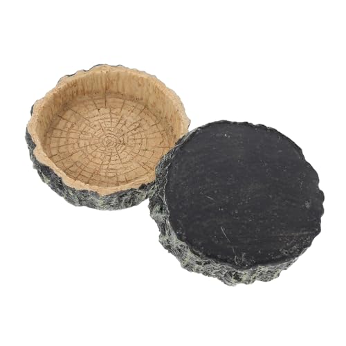 Happyyami 2stücke Reptilien-Futter Und Wassernapf Tortoise Feeding Bowl Und Lizard Water Holder Für Schildkröten Geckos Und Andere Kleine Reptilien Pflegeleichtes Design Mit Natürlichem Happyyami 2stücke Reptilien-Futter Und Wassernapf Tortoise Feeding Bowl Und Lizard Water Holder Für Schildkröten Geckos Und Andere Kleine Reptilien Pflegeleichtes Design Mit Natürlichem von Happyyami