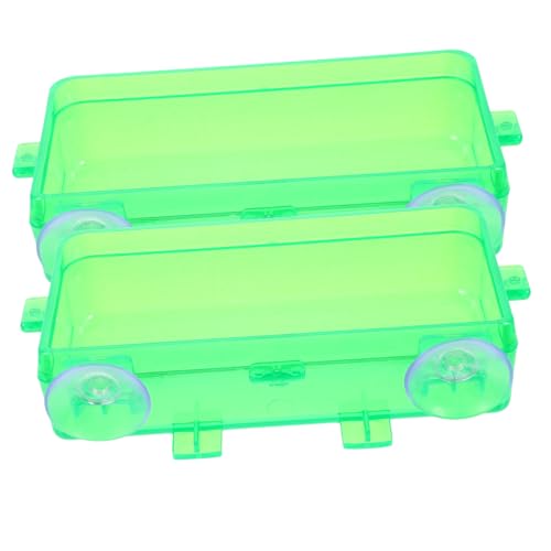 Happyyami 2stücke Reptilien-futternäpfe Anti-Escape Futter Und Wasserschalen Mit Saugnapf Für Geckos Echsen Und Andere Reptilien Praktische Terrarium-zubehörteile von Happyyami