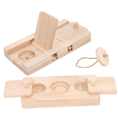 Happyyami 2stücke Hamster Spielzeug Aus Holz Interaktive Futter-entdeckungsspielzeuge Für Hamsterkäfige Geeignet Für Zwerghamster Rennmäuse Und Meerschweinchen Fördert Spiel Und Happyyami 2stücke Hamster Spielzeug Aus Holz Interaktive Futter-entdeckungsspielzeuge Für Hamsterkäfige Geeignet Für Zwerghamster Rennmäuse Und Meerschweinchen Fördert Spiel Und von Happyyami