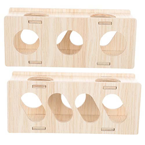 Happyyami 2stücke Hamster Tunnel Versteck Und Spielzeug Für Meerschweinchen Kleintiere Sicherer Zugang Langlebig Und Praktisch Für Hamster Und Andere Kleine Haustiere von Happyyami