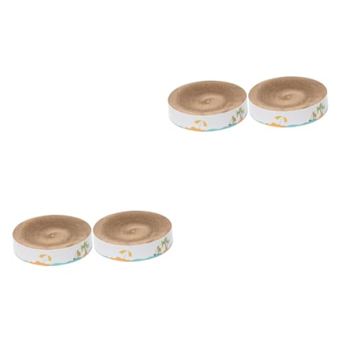 Happyyami 2St Haustier Katze Kratzbrett Katzen-Kratzunterlage Katzenkratzpolster katzenmöbel Katzen möbel Katzenbetten Spielzeuge Katzenspielzeug Kratzspielzeug für Katzen runden Katzenminze Happyyami 2St Haustier Katze Kratzbrett Katzen-Kratzunterlage Katzenkratzpolster katzenmöbel Katzen möbel Katzenbetten Spielzeuge Katzenspielzeug Kratzspielzeug für Katzen runden Katzenminze von Happyyami