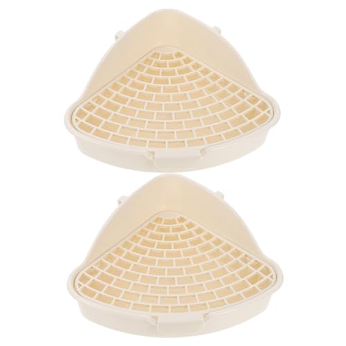 Happyyami 2stücke Kaninchen-Toilette Für Kleintiere Auslaufsichere Große Katzentoilette Wiederverwendbarem Für Hasen Meerschweinchen Und Hamster Platzsparendes Design Mit Abnehmbaren Happyyami 2stücke Kaninchen-Toilette Für Kleintiere Auslaufsichere Große Katzentoilette Wiederverwendbarem Für Hasen Meerschweinchen Und Hamster Platzsparendes Design Mit Abnehmbaren von Happyyami