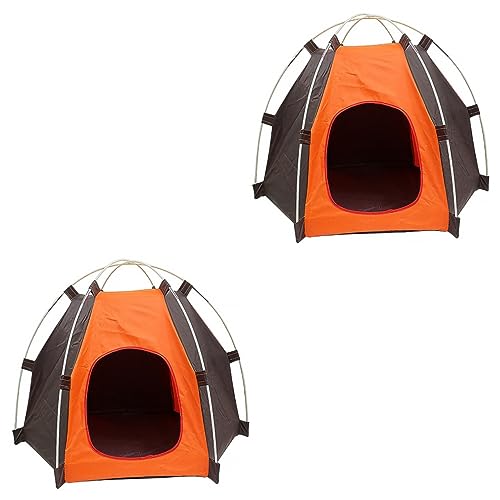 Happyyami 2St Haustierzelt im Freien pet Teepee haustierbett Sonnenschutzzelt für Katze schläft Hundebett Zelte Hundezelt tragbare Tierunterkunft waschbar Zeltbett Kleiner Hund Happyyami 2St Haustierzelt im Freien pet Teepee haustierbett Sonnenschutzzelt für Katze schläft Hundebett Zelte Hundezelt tragbare Tierunterkunft waschbar Zeltbett Kleiner Hund von Happyyami