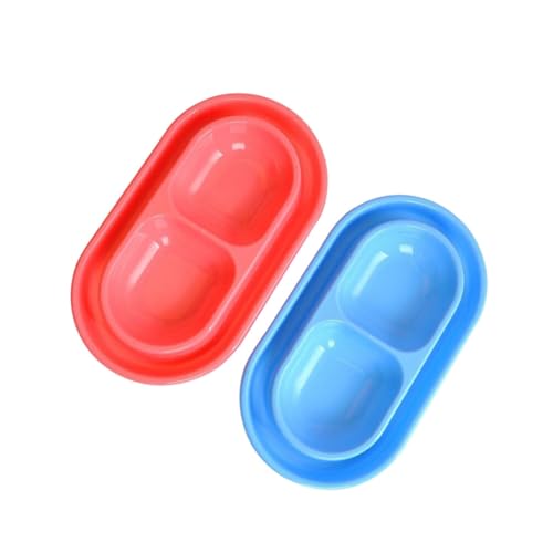 Happyyami 2St Hundefutter Slow Feeder Hundenapf Haustierhund Fütterung Hundenäpfe Haustierfuttermatte Essen plastikschalen plastikschüsseln Bowl Futternapf für Haustiere Futternapf für Hunde von Happyyami