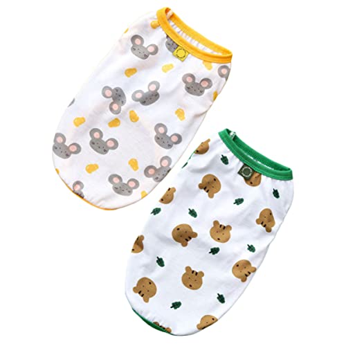 Happyyami 2St Hundeweste Haustierbecken Welpen Laufstall Hundejacken Hundekleidung Hundehütte Dog Costume hundekostüme Tierkleidung Dog Accessories Haustierweste Weste für Haustier Polyester Happyyami 2St Hundeweste Haustierbecken Welpen Laufstall Hundejacken Hundekleidung Hundehütte Dog Costume hundekostüme Tierkleidung Dog Accessories Haustierweste Weste für Haustier Polyester von Happyyami