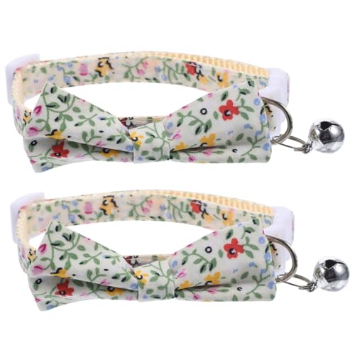 Happyyami 2St Katzenhalsband Welpenhalsband Kätzchenhalsband tragbares Hundehalsband Haustier Hund schmücken Dekorationen Krawatte x3 Zubehör Polyester-Nylon Happyyami 2St Katzenhalsband Welpenhalsband Kätzchenhalsband tragbares Hundehalsband Haustier Hund schmücken Dekorationen Krawatte x3 Zubehör Polyester-Nylon von Happyyami