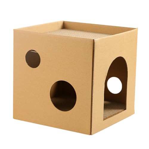 Happyyami 2St Katzenhaus Kätzchenspielzeug Pappkatze tragbar katzenmöbel Katzen möbel Spielzeuge Katzenkratzer Katzenspielzeug schmecken Hauskatze Zubehör Brett greifen kratzbaum für Katzen Happyyami 2St Katzenhaus Kätzchenspielzeug Pappkatze tragbar katzenmöbel Katzen möbel Spielzeuge Katzenkratzer Katzenspielzeug schmecken Hauskatze Zubehör Brett greifen kratzbaum für Katzen von Happyyami