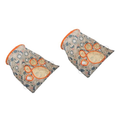Happyyami 2St Katzentunnel spaß The Wellness verstecken materiol katzenzubehöhr cat Run Spieltunnel für Katzen cat Haustier Katze abspielen Katzenhausbett Kätzchen Zelt Stoff von Happyyami