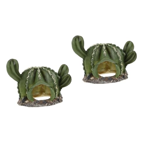 Happyyami 2stücke Resin Cactus Shape Reptile Hideaway Dekorative Höhle Für Reptilien Und Krabben Für Terrarien Und Aquarien Schafft Lebendige Lebensräume Und Rückzugsmöglichkeiten Happyyami 2stücke Resin Cactus Shape Reptile Hideaway Dekorative Höhle Für Reptilien Und Krabben Für Terrarien Und Aquarien Schafft Lebendige Lebensräume Und Rückzugsmöglichkeiten von Happyyami