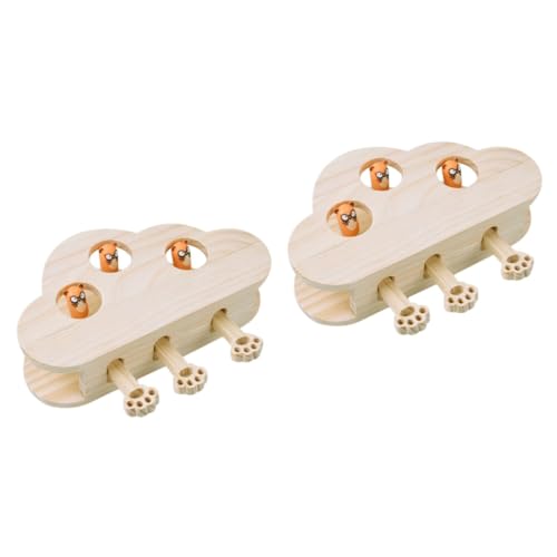 Happyyami 2St Mäuse Spielzeug Katze Katzenspielzeug aus Holz Interaktives Spielzeug für Katzen kleines Hundespielzeug Puzzle-Spielzeug Spielzeuge Katzen-Teaser-Spielzeug Katzenfangspielzeug Happyyami 2St Mäuse Spielzeug Katze Katzenspielzeug aus Holz Interaktives Spielzeug für Katzen kleines Hundespielzeug Puzzle-Spielzeug Spielzeuge Katzen-Teaser-Spielzeug Katzenfangspielzeug von Happyyami