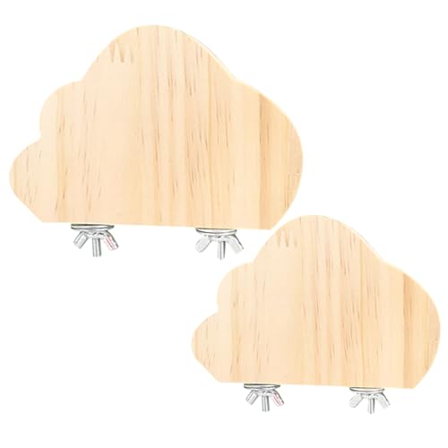 Happyyami 2stücke Holz-Vogel Und Hamster-Spielplatz Mit Wolkenform Natürliche Plattform Für Vögel Nymphensittiche Hamster Und Kleintiere Kletter Und Ruhegelegenheit Happyyami 2stücke Holz-Vogel Und Hamster-Spielplatz Mit Wolkenform Natürliche Plattform Für Vögel Nymphensittiche Hamster Und Kleintiere Kletter Und Ruhegelegenheit von Happyyami
