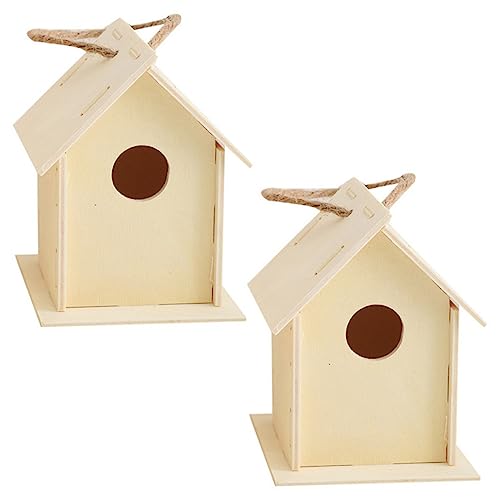 Happyyami 2 Stücke Holz Vogelhäuschen Für Jungen Und Mädchen Vogelnest Vogelhäuschen Outdoor Decor Unfinished Vogelhäuschen Puzzle Spielzeug Happyyami 2 Stücke Holz Vogelhäuschen Für Jungen Und Mädchen Vogelnest Vogelhäuschen Outdoor Decor Unfinished Vogelhäuschen Puzzle Spielzeug von Happyyami