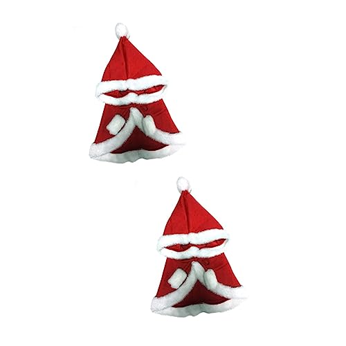 Happyyami 2St Winterkleidung für Hunde Weihnachtskostü für Haustiere Haustierbekleidung in S/Kleider Hundeumhang Hundekostü für Weihnachten mit Kapuze Hundekleidung Weihnachtskleidung Happyyami 2St Winterkleidung für Hunde Weihnachtskostü für Haustiere Haustierbekleidung in S/Kleider Hundeumhang Hundekostü für Weihnachten mit Kapuze Hundekleidung Weihnachtskleidung von Happyyami