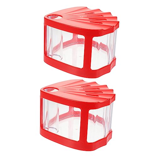 Happyyami 2St kleines Fischbecken Dekorationen für Aquarien Panzer Bausatz Meeresfischbecken Aquarium Luft hochzeitstischdeko raumdeko Mini-Aquarien für das Büro Heimdekorationen Plastik rot Happyyami 2St kleines Fischbecken Dekorationen für Aquarien Panzer Bausatz Meeresfischbecken Aquarium Luft hochzeitstischdeko raumdeko Mini-Aquarien für das Büro Heimdekorationen Plastik rot von Happyyami