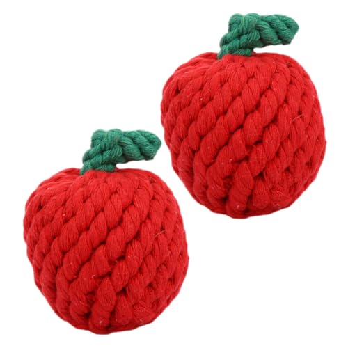 Happyyami 2St kleines hundespielzeug zahnspielzeug für Katzen interaktives Spielzeug knete Spielzeug Babyspielzeug lustige hundespielzeuge Hundespielzeug für mittelgroße Hunde Baumwollseil von Happyyami