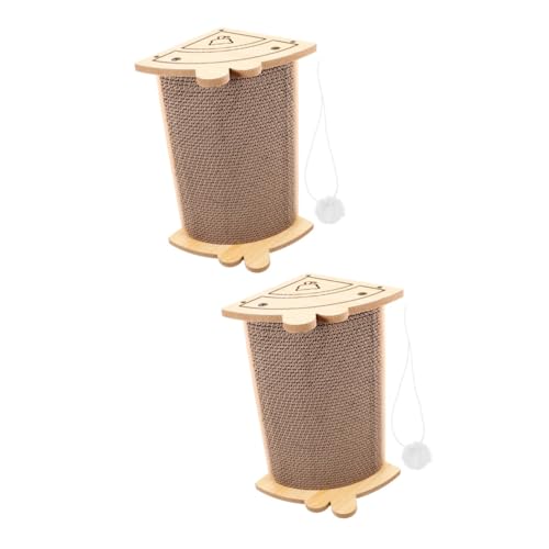 Happyyami 2St kratzbaum für Katzen Katzenkratzbrett Kätzchen Spielzeug Haustierzubehör Kratzunterlage für Katze Kratzspielzeug für Katzen klein Schleifer Katzenmatte Katzennest Happyyami 2St kratzbaum für Katzen Katzenkratzbrett Kätzchen Spielzeug Haustierzubehör Kratzunterlage für Katze Kratzspielzeug für Katzen klein Schleifer Katzenmatte Katzennest von Happyyami