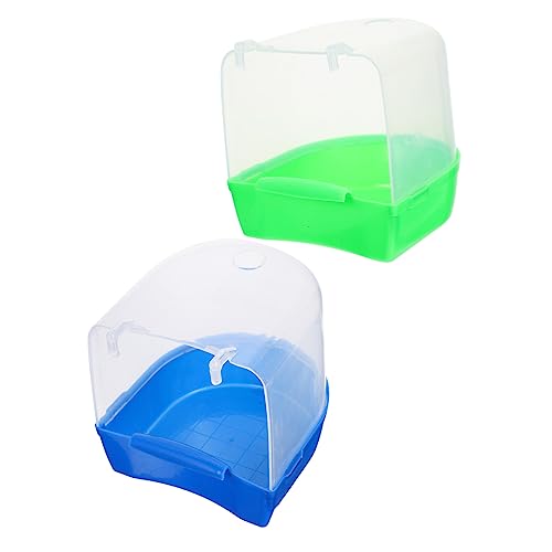 Happyyami Badewanne Papagei Badewanne Set Hängende Vogelbadewanne Für Vögel Leicht Zu Reinigen Nicht-pet Box Happyyami Badewanne Papagei Badewanne Set Hängende Vogelbadewanne Für Vögel Leicht Zu Reinigen Nicht-pet Box von Happyyami