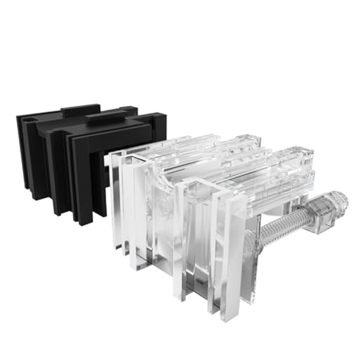 Happyyami 2stücke Kunststoff-befestigungsklammern Aquarium-Clips Filterschlauchhalter Schlauch Halter Für Wassertanks Mit Rillendesign Für Kabelorganisation Und Sichere Befestigung von Happyyami