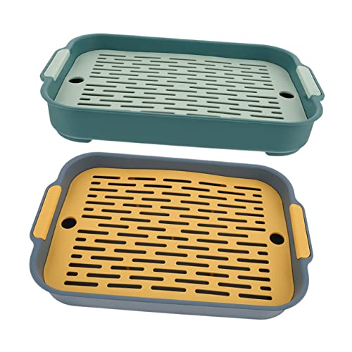 Happyyami Indoor Bunny Katzentoilette Toilettentablett Design Rechteckiger Flacher Boden Für Hamster Meerschweinchen Happyyami Indoor Bunny Katzentoilette Toilettentablett Design Rechteckiger Flacher Boden Für Hamster Meerschweinchen von Happyyami