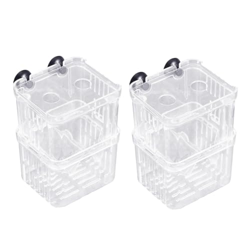 Happyyami 2stücke Acrylic Ablaichkasten Für Aquarien Teiliges Transparente Zuchtbox Mit Trennwand Für Sichere Aufzucht Von Fischbabys Trennung Von Fischen Happyyami 2stücke Acrylic Ablaichkasten Für Aquarien Teiliges Transparente Zuchtbox Mit Trennwand Für Sichere Aufzucht Von Fischbabys Trennung Von Fischen von Happyyami