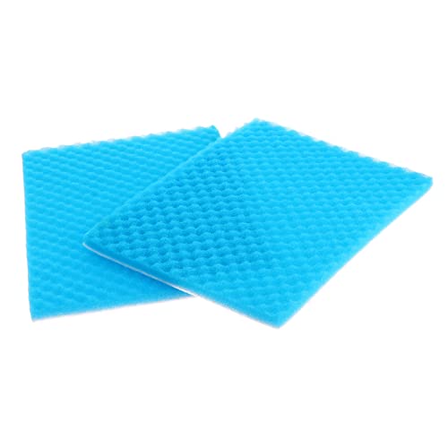 Happyyami 2st Filterwatte Für Aquarien Schwammfilter Für Aquarien Filterpumpe Für Aquarien Schildkrötenfilter Sumpffilter Schaumkissen Kleines Aquarium Teichfilter Fischfilter Tank Luft Blue von Happyyami