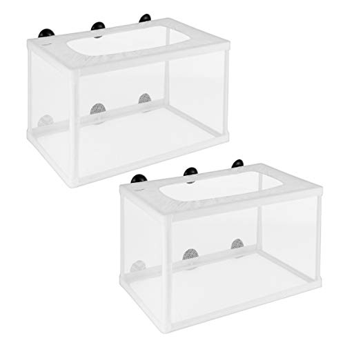 Happyyami 2 Stücke Große Größe Fisch Net Separator Für Tank Aquarium Fisch Isolation Box Net Züchter Happyyami 2 Stücke Große Größe Fisch Net Separator Für Tank Aquarium Fisch Isolation Box Net Züchter von Happyyami