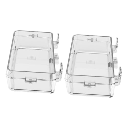 Happyyami Gecko Feeder Set 2pcs Reptil Feeder Lebensmittel Wasser Becken Für Sicher Happyyami Gecko Feeder Set 2pcs Reptil Feeder Lebensmittel Wasser Becken Für Sicher von Happyyami