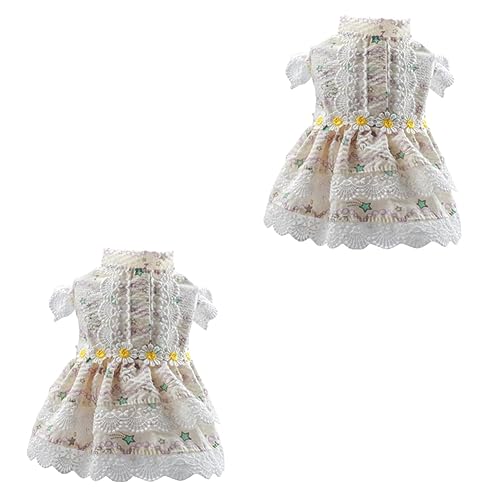 Happyyami 2stücke Hundekleid Blumenmuster Für Kleine Hunde Bezauberndes Sommerkleid Mit Rüsche Für Kostümpartys Und Fotoshootings Happyyami 2stücke Hundekleid Blumenmuster Für Kleine Hunde Bezauberndes Sommerkleid Mit Rüsche Für Kostümpartys Und Fotoshootings von Happyyami