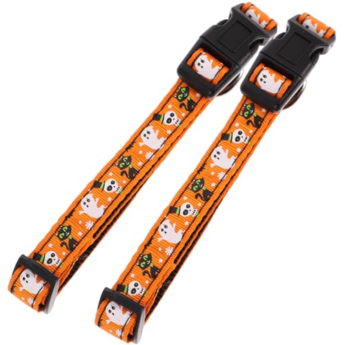 Happyyami 2st Halloween-haustierhalsbänder Schal Hundeshampoo Tiere Sprühen Hundeperücke Wurf Kämme Platte Zubehör Spinne Kragen Für Hunde Kostü Gepolstert Gürtel Mantel Schild Orange Stoff Happyyami 2st Halloween-haustierhalsbänder Schal Hundeshampoo Tiere Sprühen Hundeperücke Wurf Kämme Platte Zubehör Spinne Kragen Für Hunde Kostü Gepolstert Gürtel Mantel Schild Orange Stoff von Happyyami