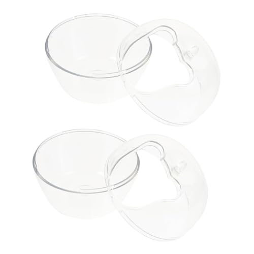Happyyami 2stücke Hamster Transparenter Sandbad-Container Für Kleine Tiere Praktische Toilette Für Hamster Und Chinchillas Einfach Zu Reinigen Und rutschfeste Basis Happyyami 2stücke Hamster Transparenter Sandbad-Container Für Kleine Tiere Praktische Toilette Für Hamster Und Chinchillas Einfach Zu Reinigen Und rutschfeste Basis von Happyyami