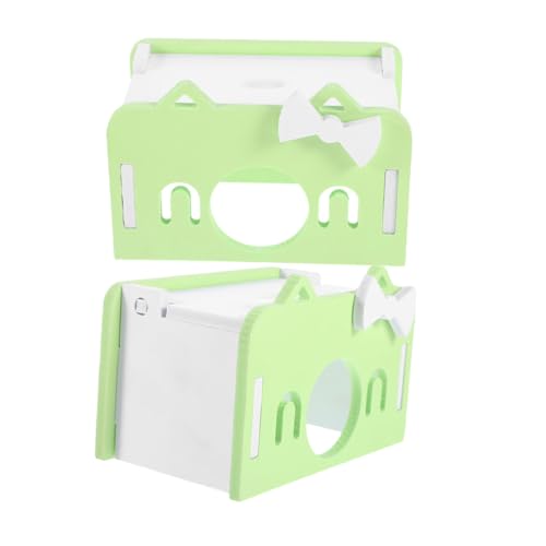Happyyami Zwerghamster Liefert 2pcs Kunststoff Hamster Hideout Tragen Spielzeug Für Käfig Happyyami Zwerghamster Liefert 2pcs Kunststoff Hamster Hideout Tragen Spielzeug Für Käfig von Happyyami