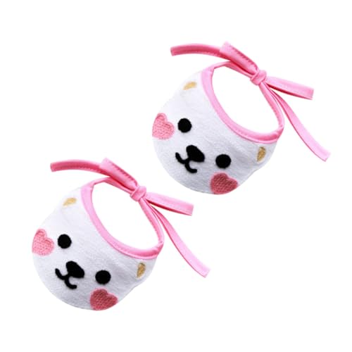 Happyyami 2pcs Haustier Hund Lätzchen Waschbar Halstuch für Haustier Katze Dekorative Bär Geformt Schals Happyyami 2pcs Haustier Hund Lätzchen Waschbar Halstuch für Haustier Katze Dekorative Bär Geformt Schals von Happyyami