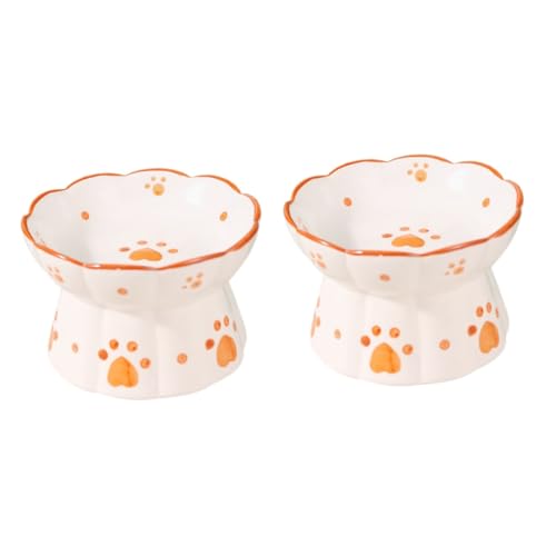Happyyami 2st Haustiernapf Katzennapf Angehoben Erhöhter Futternapf Für Katzen Erbrechender Katzennapf Erhöhte Futterstation Für Katzen Flacher Katzenfutternapf Hund Wassernapf Keramik Happyyami 2st Haustiernapf Katzennapf Angehoben Erhöhter Futternapf Für Katzen Erbrechender Katzennapf Erhöhte Futterstation Für Katzen Flacher Katzenfutternapf Hund Wassernapf Keramik von Happyyami