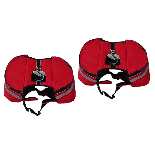 Happyyami 2st Hunderucksack Wanderrucksack Hunderucksäcke Reiserucksack Hundegeschirre Campingausrüstung Für Hunde Reisetasche Für Hunde Hundesattel Reisen Gurt Rot Hundetasche Happyyami 2st Hunderucksack Wanderrucksack Hunderucksäcke Reiserucksack Hundegeschirre Campingausrüstung Für Hunde Reisetasche Für Hunde Hundesattel Reisen Gurt Rot Hundetasche von Happyyami