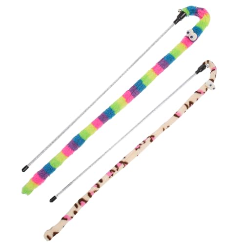 Happyyami 2stücke Interaktive Katzenangel Spielzeuge Für Kätzchen Lange Mit Glöckchen Indoor Katzenspielzeug Fördert Und Beschäftigung Langlebig Und Beißfest Happyyami 2stücke Interaktive Katzenangel Spielzeuge Für Kätzchen Lange Mit Glöckchen Indoor Katzenspielzeug Fördert Und Beschäftigung Langlebig Und Beißfest von Happyyami