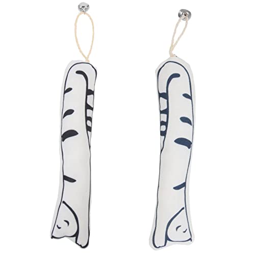 Happyyami 2stücke Interaktive Fischspielzeuge Für Katzen Lustige Katzenspielzeuge Mit Für Selbstständiges Und Zahnpflege Atmungsaktivem Für Kätzchen Und Erwachsene Katzen von Happyyami