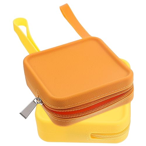 Happyyami 2stücke Silicone Futtertasche Für Hunde Und Katzen Mit Reißverschluss Tragbar Für Hundetraining Und Snacks Kompaktes Design Einfach Zu Reinigen von Happyyami