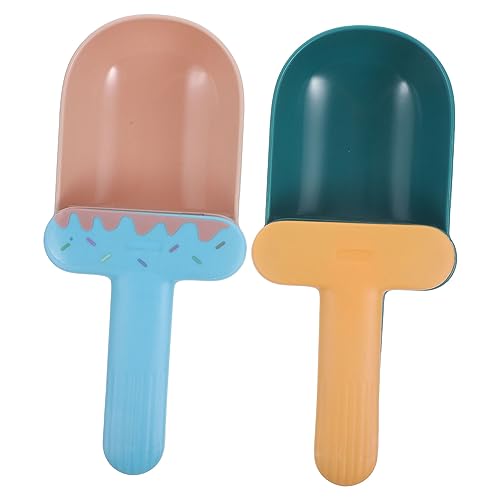 Happyyami 2st Löffel Für Katzenfutter Food-Service-Schaufel Rote Für Damen Hundefutterschaufel Spritzschutz Für Spüle Kleine Eisschaufel Tierfutter Abs Snack-löffel rutschfest von Happyyami