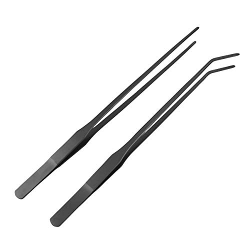 Happyyami Pinzette für Aquarienpflanzen 2 Stück Edelstahl-pinzette Gerade und Krumme Zum Einfachen Bepflanzen Von Aquarien Happyyami Pinzette für Aquarienpflanzen 2 Stück Edelstahl-pinzette Gerade und Krumme Zum Einfachen Bepflanzen Von Aquarien von Happyyami