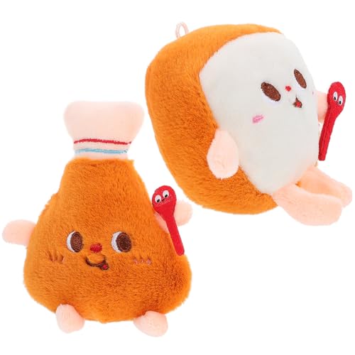 Happyyami 2stücke Hundespielzeug Plüsch Kaustofftier Quietschendes Kauspielzeug Für Kleine Bis Große Hunde Interaktives Spielzeug Zur Zahnpflege Und Beschäftigung Niedliches Design von Happyyami