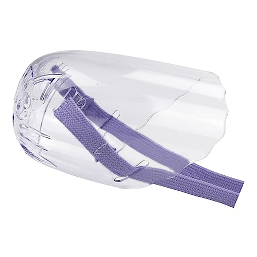 Happyyami 2stücke Katzenmaulkorb Für Pflege Und Atmungsaktive Verstellbare Kopfabdeckung Für Katzen Beim Baden Für Snacks Leicht Und Praktisch Transparent von Happyyami