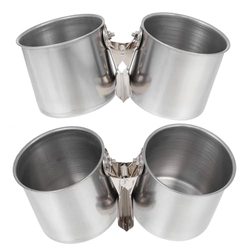 Happyyami 2stücke Vogel Futternapf Praktische Futter Und Wasserschalen Für Papageien Und Vögel Im Käfig Einfach Zu Befüllen von Happyyami