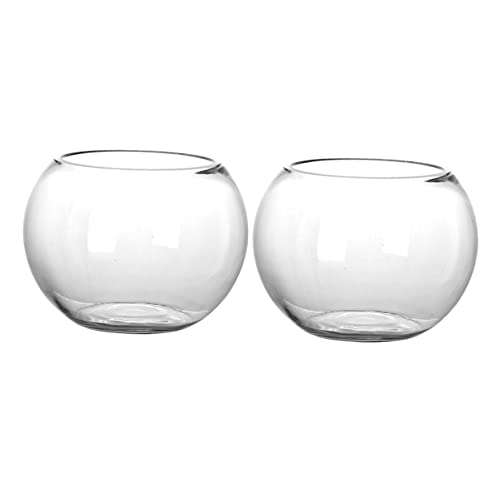 Happyyami 2stücke Runde Glasflasche Für Pflanzen Terrarium Für Zuhause -landschaftsbehälter Dekorativer Pflanzentopf Für Und Büro Vielseitig Einsetzbar Happyyami 2stücke Runde Glasflasche Für Pflanzen Terrarium Für Zuhause -landschaftsbehälter Dekorativer Pflanzentopf Für Und Büro Vielseitig Einsetzbar von Happyyami