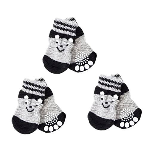 Happyyami 3paare Haustierstrümpfe Haustierschuhe Warme Hundesocken Haustierbedarf Socken Für Haustiere rutschfest Warm Tragbar Für Jeden Jahreszeit Happyyami 3paare Haustierstrümpfe Haustierschuhe Warme Hundesocken Haustierbedarf Socken Für Haustiere rutschfest Warm Tragbar Für Jeden Jahreszeit von Happyyami