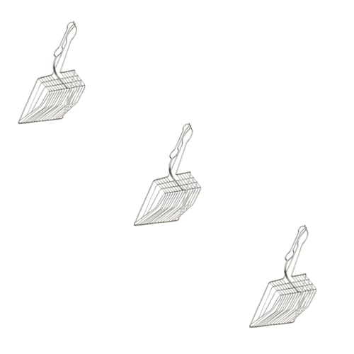 Happyyami 3 STK cat Litter Shovel katzenstreu schippe Schaufel für katzenstreu Tierstreu-Schaufel Katzenstreu-Schaufel Haustier Schaufel für Katzenkot Metall Katze Müllschaufel Tablett Happyyami 3 STK cat Litter Shovel katzenstreu schippe Schaufel für katzenstreu Tierstreu-Schaufel Katzenstreu-Schaufel Haustier Schaufel für Katzenkot Metall Katze Müllschaufel Tablett von Happyyami