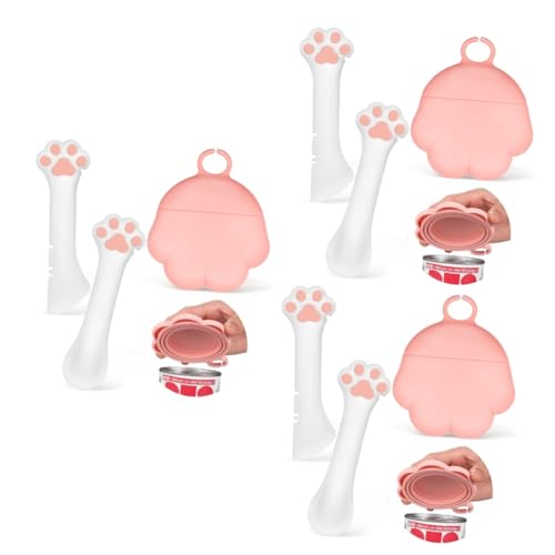 Happyyami 3 Sätze Fütterung Werkzeuge Katze Hund Dosendeckel Futterschaufel Aus Silikon Für Katzen Dosendeckel Für Tiernahrung Tierfutterbehälter Mini-Lebensmittel Füttern Schaber Kieselgel Happyyami 3 Sätze Fütterung Werkzeuge Katze Hund Dosendeckel Futterschaufel Aus Silikon Für Katzen Dosendeckel Für Tiernahrung Tierfutterbehälter Mini-Lebensmittel Füttern Schaber Kieselgel von Happyyami
