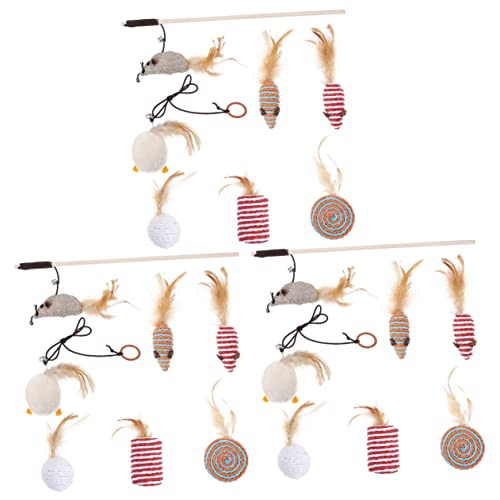 Happyyami 3 Sätze Katzen-Teaser Katzenminze Spielzeug Für Wohnungskatzen Katze Erstaunlich Katzenspielzeug Stick Katzenspielzeug Kauspielzeug Für Hauskatzen Feder Hölzern Lieferungen Happyyami 3 Sätze Katzen-Teaser Katzenminze Spielzeug Für Wohnungskatzen Katze Erstaunlich Katzenspielzeug Stick Katzenspielzeug Kauspielzeug Für Hauskatzen Feder Hölzern Lieferungen von Happyyami