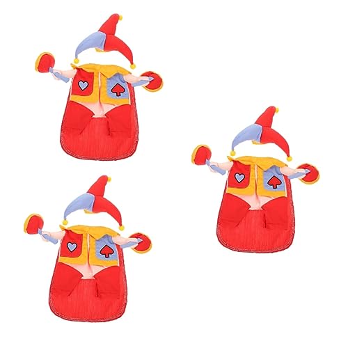 Happyyami 3 Sätze Katzen- und Hundebekleidung Tier kostüm tierkostüm Hundezubehör Halloween-Katzenkostüm Hüte Kleider Katzenzubehör Cartoon schönes Hundekostüm Hündchen Hut Hundebedarf rot Happyyami 3 Sätze Katzen- und Hundebekleidung Tier kostüm tierkostüm Hundezubehör Halloween-Katzenkostüm Hüte Kleider Katzenzubehör Cartoon schönes Hundekostüm Hündchen Hut Hundebedarf rot von Happyyami