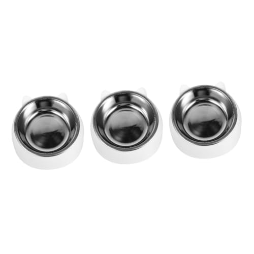 Happyyami 3sätze Edelstahl Katzenfutter Und Wassernapf Mit Neigung Anti-verschütten rutschfest Für Kleine Katzen Fördert Eine Gesunde Verdauung Und Minimiert Erbrechen Happyyami 3sätze Edelstahl Katzenfutter Und Wassernapf Mit Neigung Anti-verschütten rutschfest Für Kleine Katzen Fördert Eine Gesunde Verdauung Und Minimiert Erbrechen von Happyyami